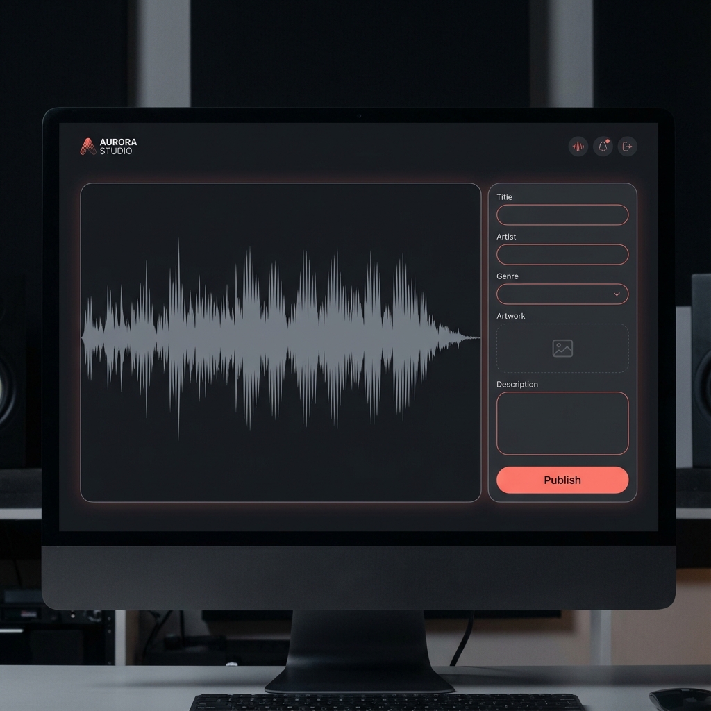 Nirvana Studio Upload Interface